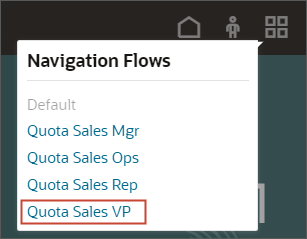 Navigation Flows Selector